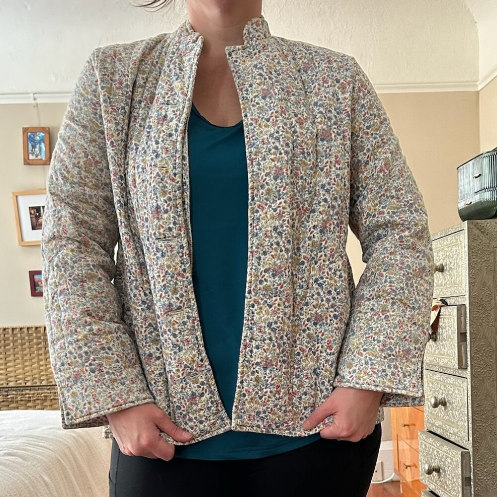 Sun 'n' Sand quilted shacket